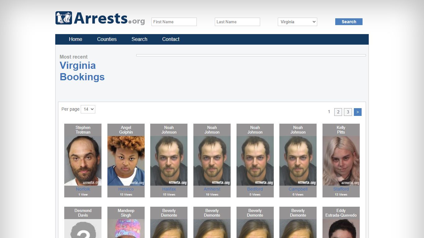 Virginia Arrests and Inmate Search